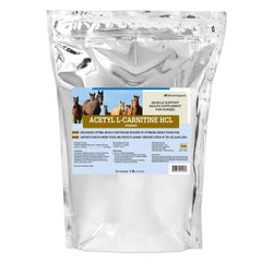 SmartEquine Acetyl L-Carnitine HCL Powder bottle, energy-supporting supplement for horses