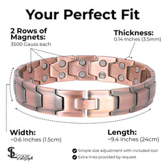 Smarter LifeStyle 316L steel clasp detail ensuring secure wear