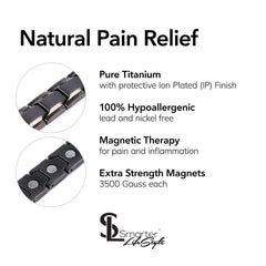 Smarter LifeStyle 3500 Gauss magnets close-up for strong, comfortable wear.