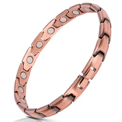 Smarter LifeStyle elegant copper magnetic bracelet on the wrist for daily wear