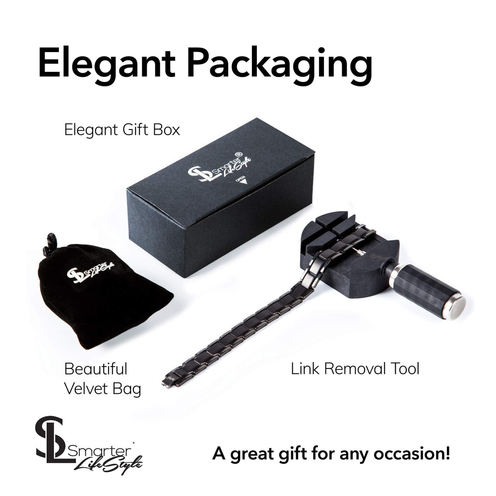 Gift-ready Smarter LifeStyle box presents a thoughtful magnetic bracelet