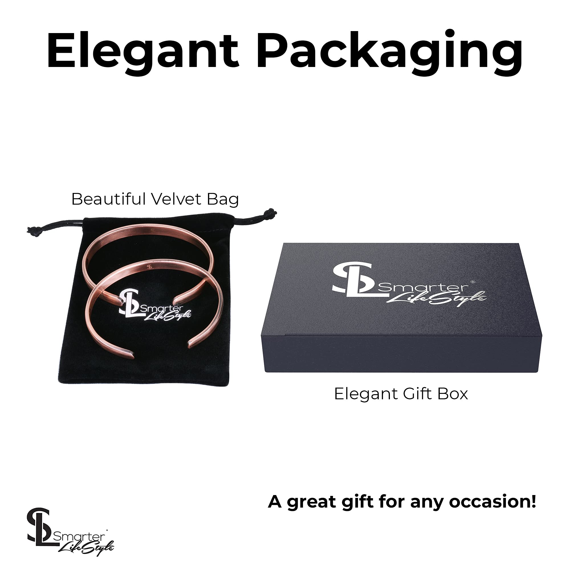 Unisex copper jewelry design suitable for both women and men