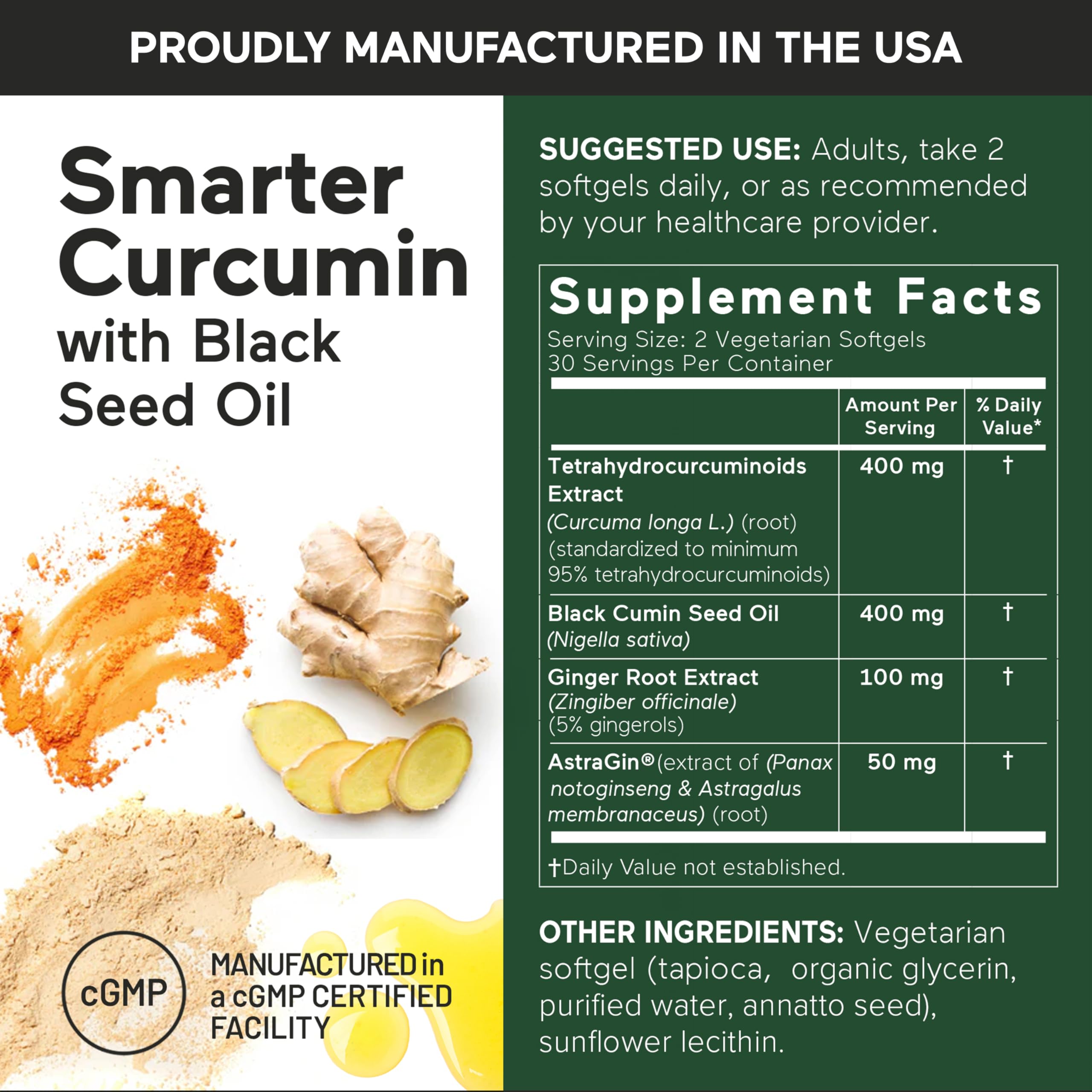 Fresh ginger roots highlight antioxidant blend and vitality support