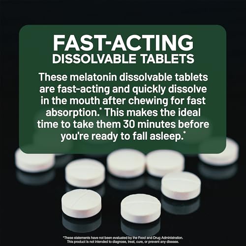 SMARTERNUTRITION Melatonin dissolvable tablets dissolve quickly for fast absorption.