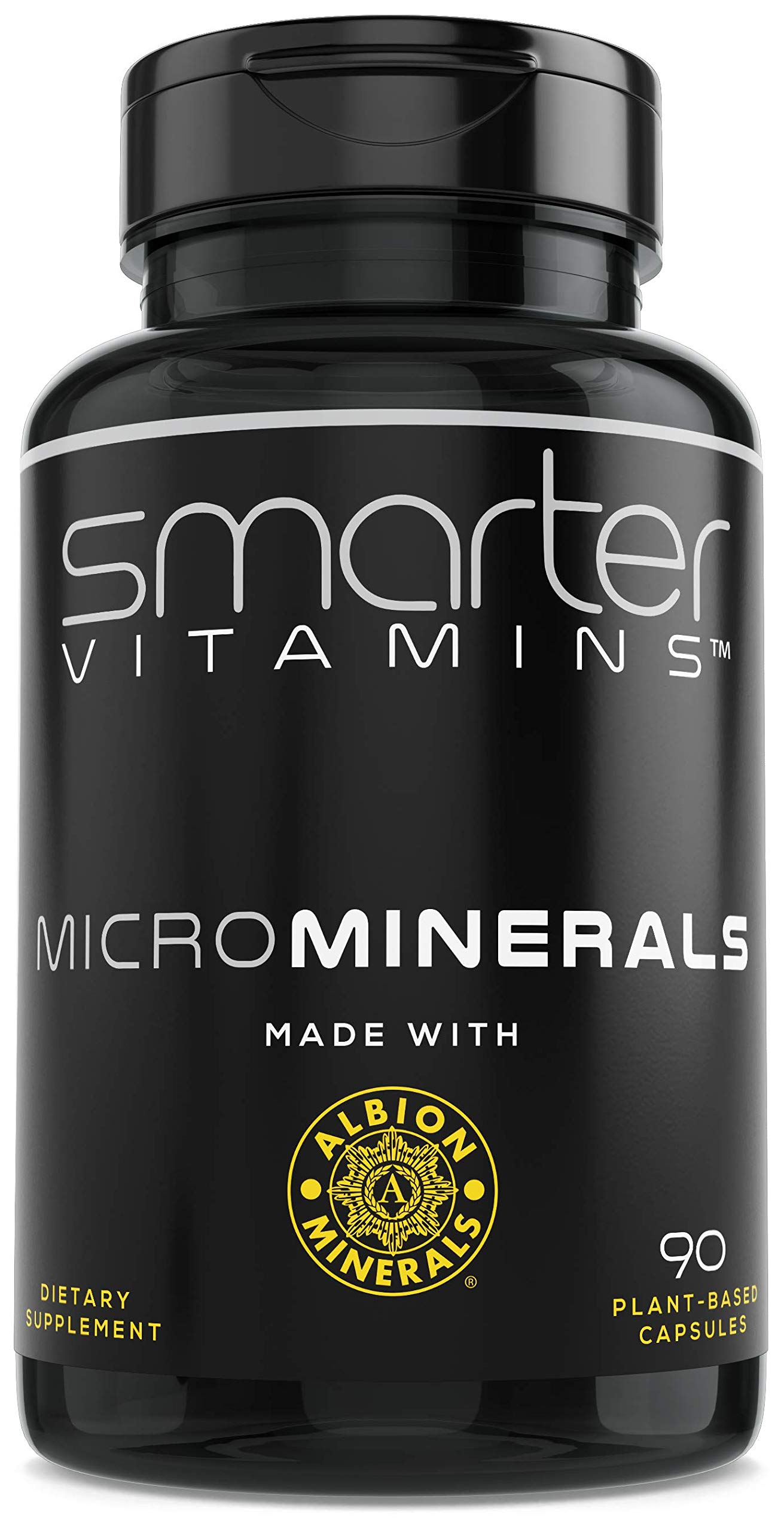 SmarterVitamins 15mg zinc glycinate bottle for daily energy support