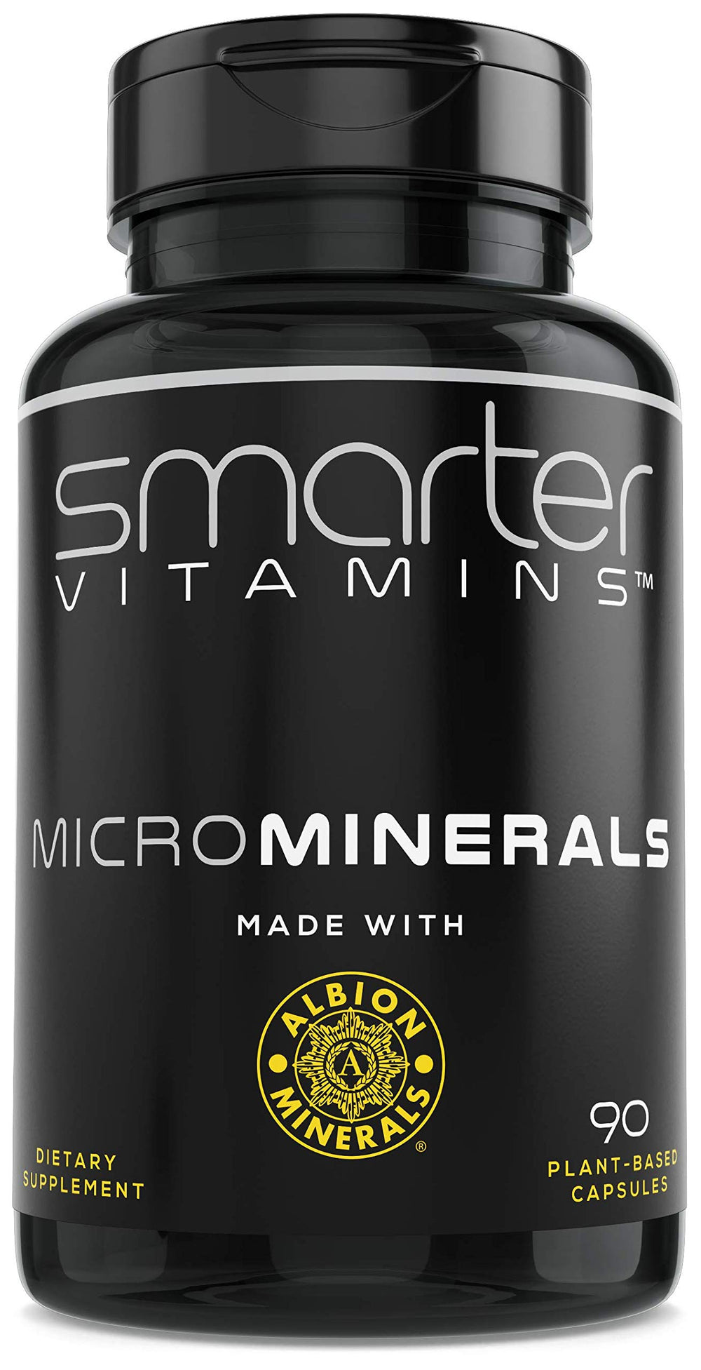 SmarterVitamins 15mg zinc glycinate bottle for daily energy support