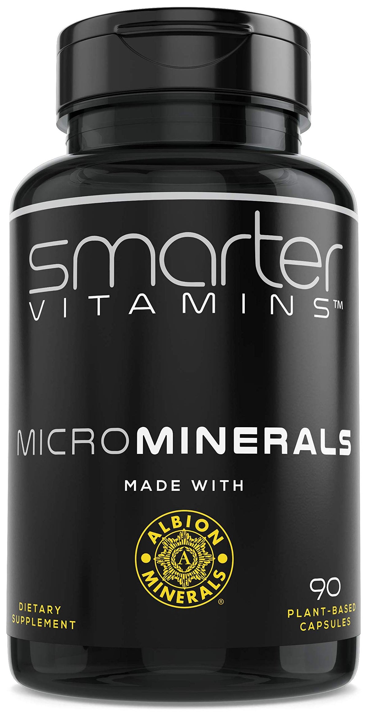 SmarterVitamins 15mg zinc glycinate bottle for daily energy support