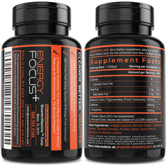 SmarterVitamins extended-release softgel capsule shown for daily focus.