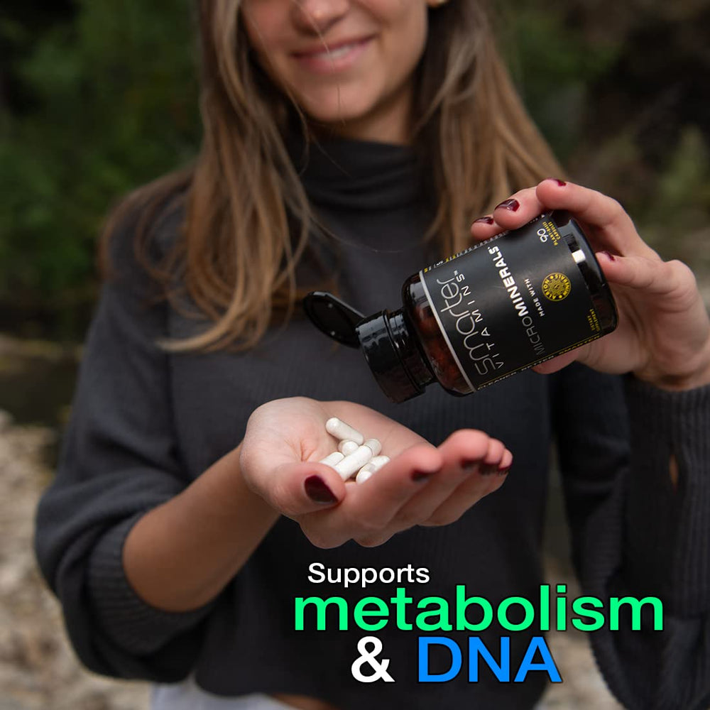SmarterVitamins immunity-support capsules—antioxidant-friendly minerals to bolster resilience.