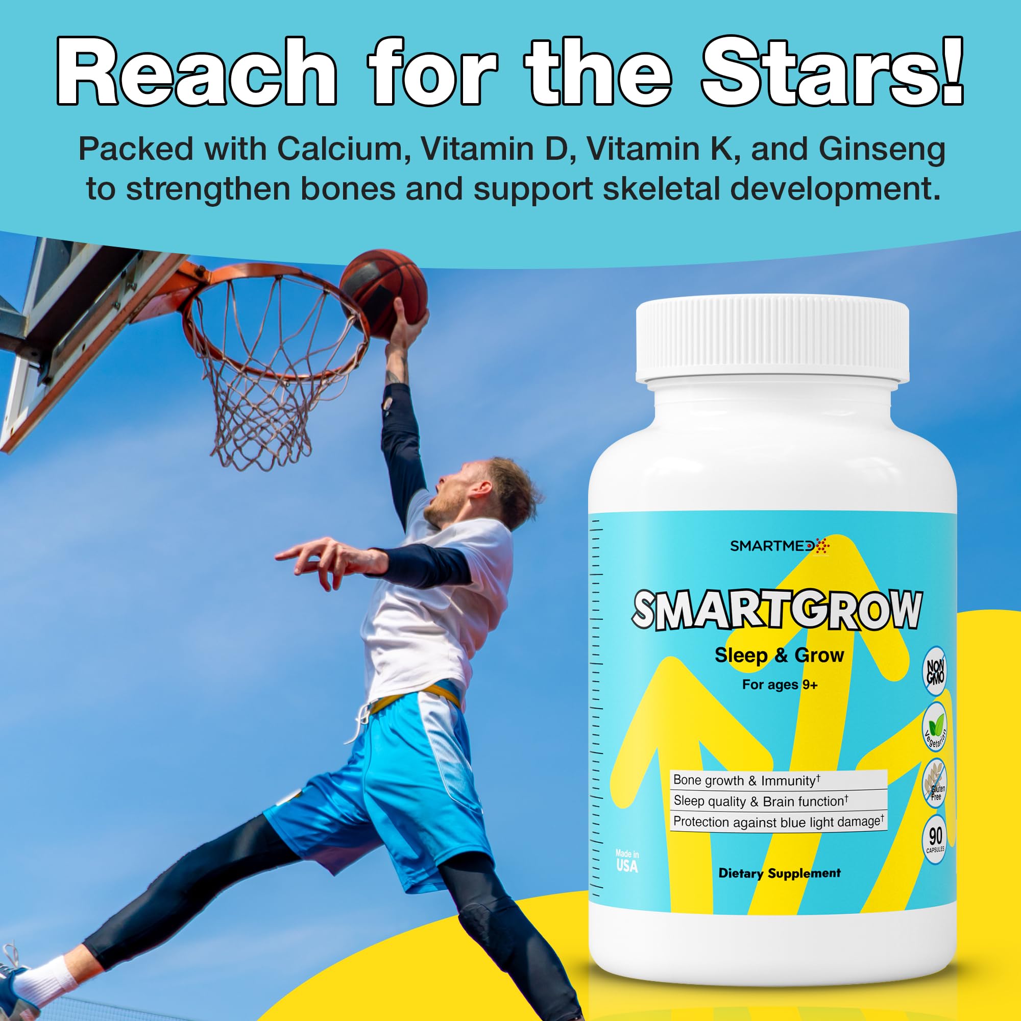 SMARTGROW ingredient spotlight featuring lutein and zeaxanthin for eye health.
