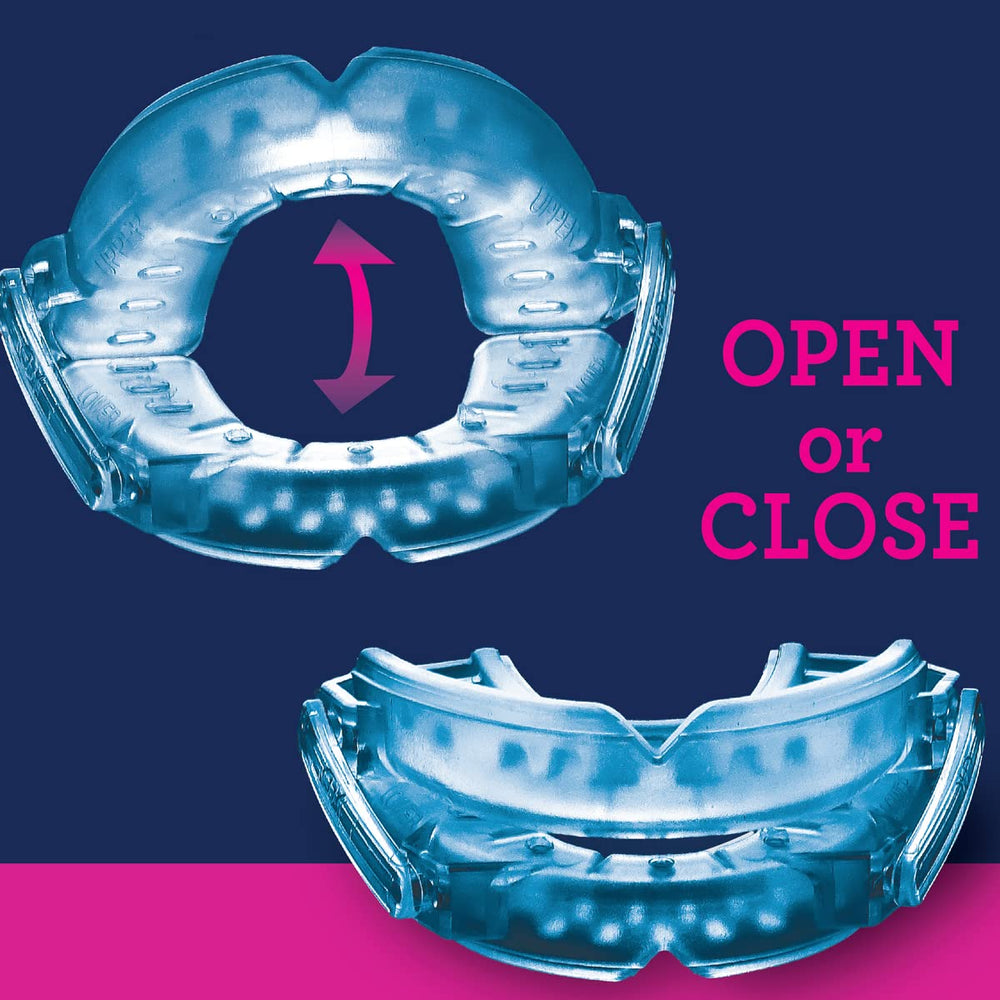 SmartGuard customizable mouthpiece molding process for easy setup.