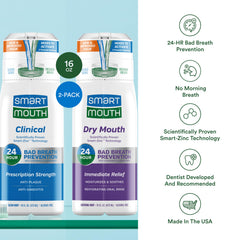 SmartMouth mint aroma visual suggesting instant breath freshening.
