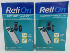 SmartRICH ReliOn Confirm Plus test strip front view shows clean packaging for easy testing.