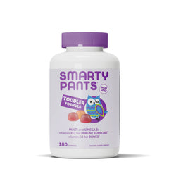 SmartyPants Toddler Multivitamin Gummies bottle-front for easy daily supplementation.