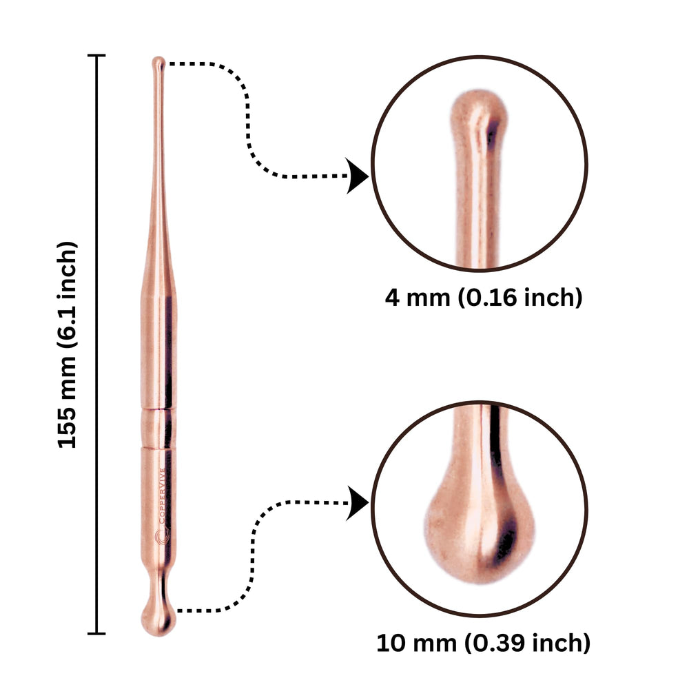 SmartYOU CopperVive 4mm fine tip for pinpoint nasal hygiene application.