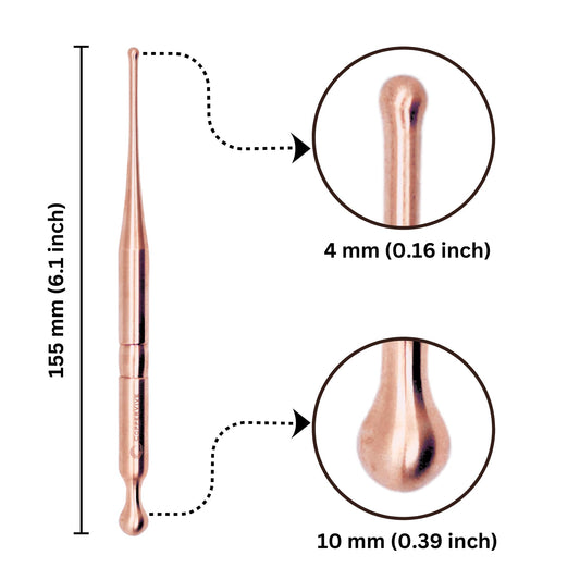 SmartYOU CopperVive 4mm fine tip for pinpoint nasal hygiene application.