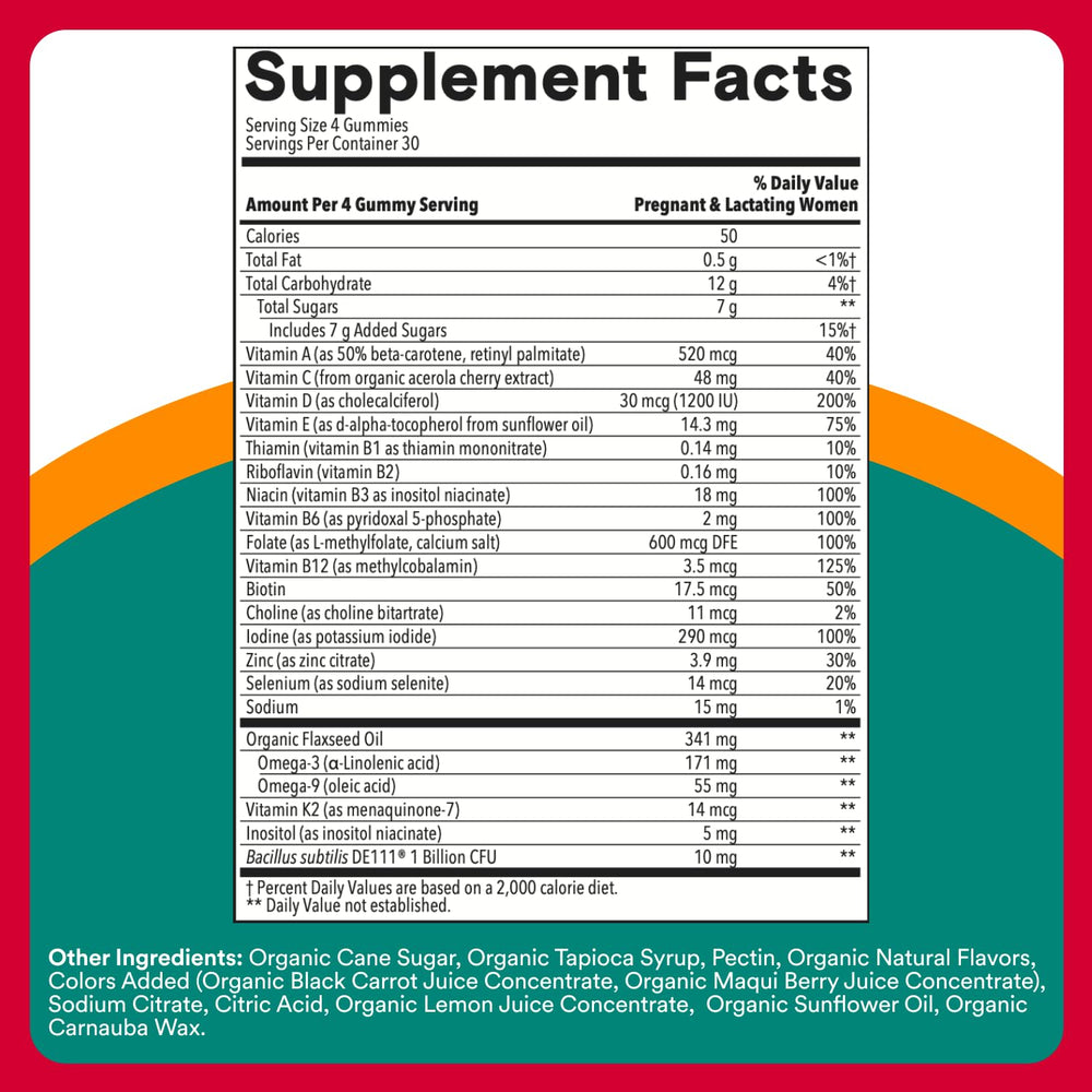 SmartyPants flaxseed omega-3 bottle highlights plant-based omega-3 sources.
