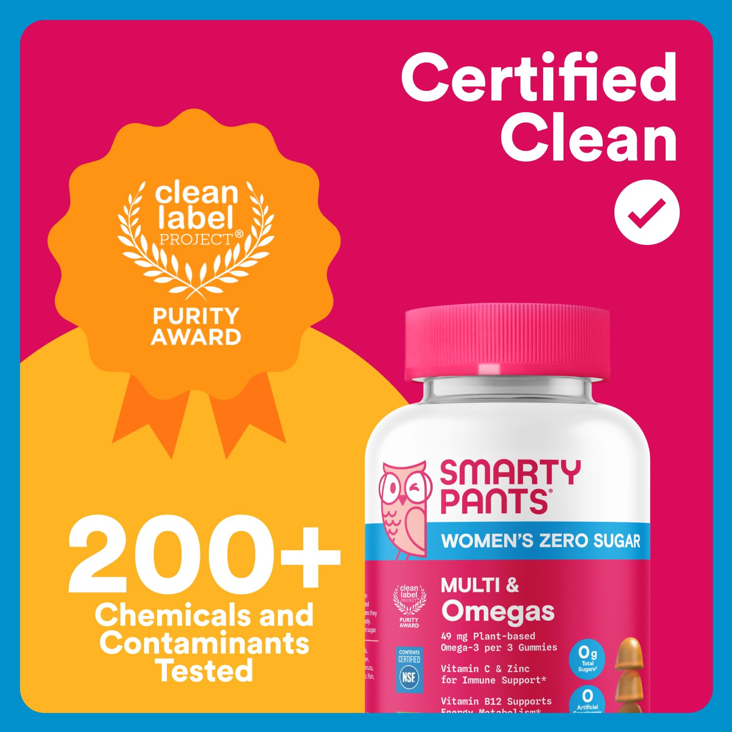 SmartyPants Folate as L-methylfolate gummies for methylation support