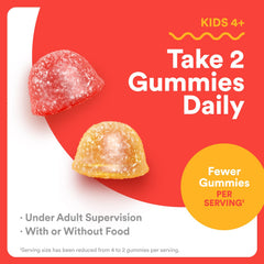 SmartyPants serving suggestion shows two gummies per day
