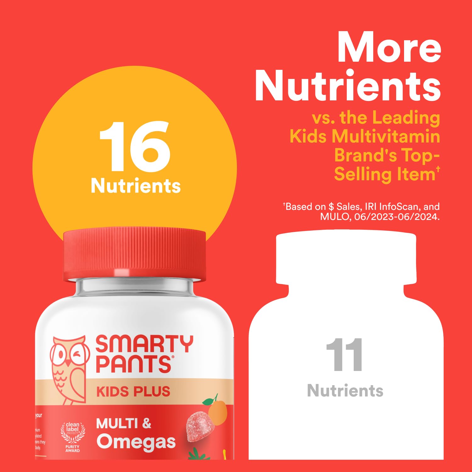 SmartyPants Strawberry Banana gummies offer varied taste in one bag