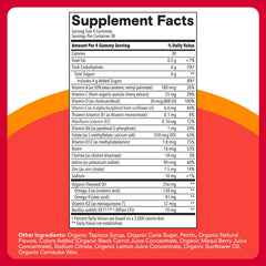 SmartyPants D3 vitamin gummies support growth and energy.