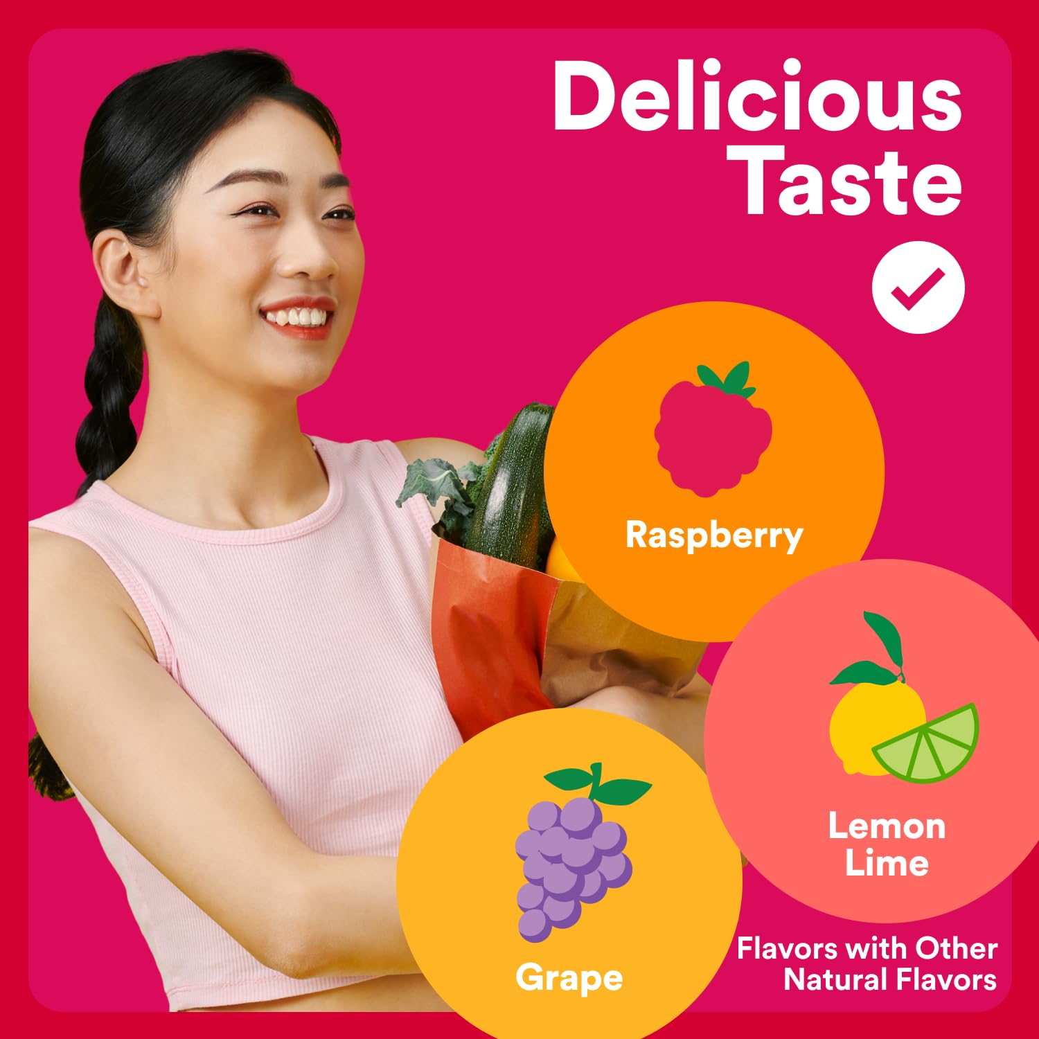 Label highlights D3 and B vitamins for energy support.