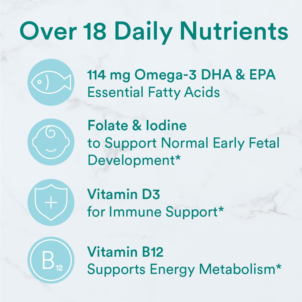 SmartyPants Biotin and methylfolate support essential prenatal nutrient balance.