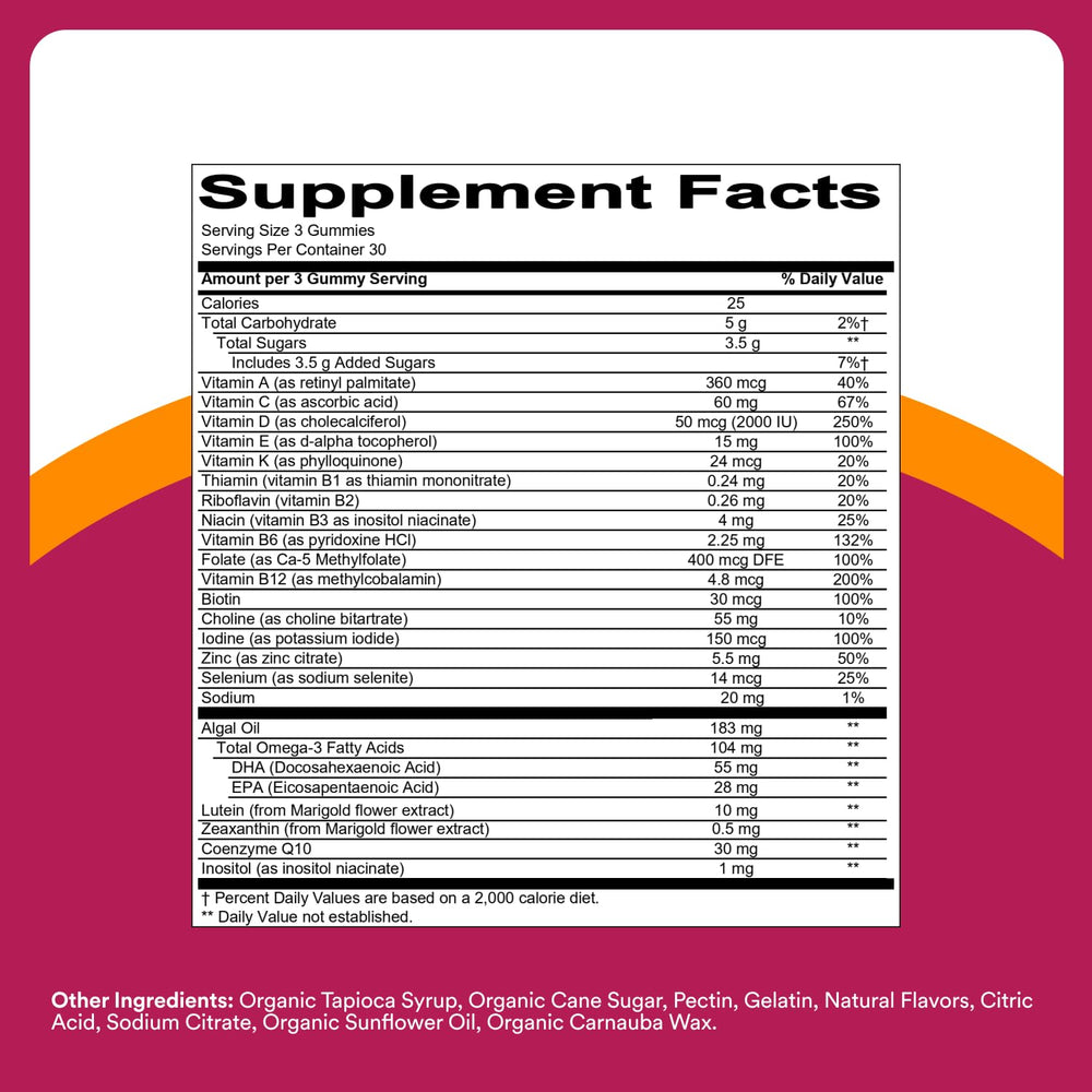 SmartyPants CoQ10 gummy for heart-friendly daily wellness