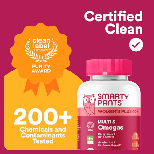 SmartyPants gluten-free formula label on a bottle