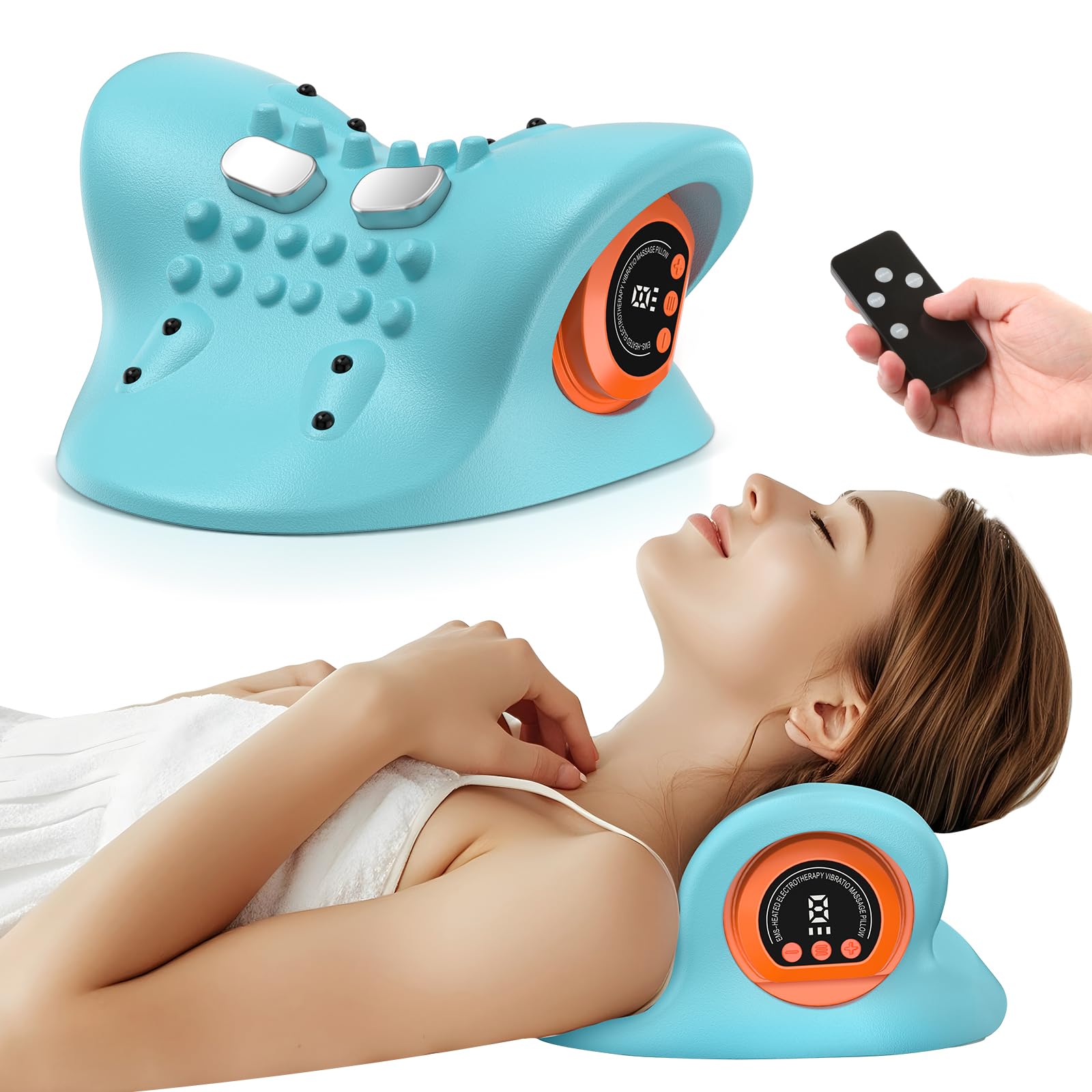 Smedz neck massager compact design for travel convenience