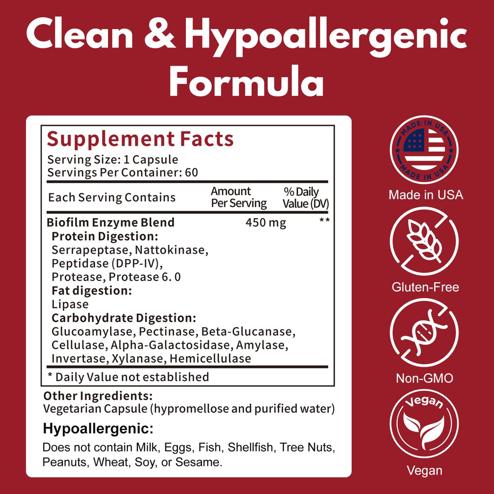 USA-made badge signals clean production and hypoallergenic formulation.