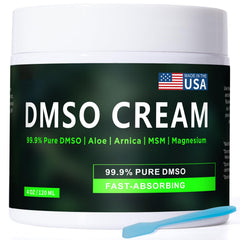 Smelling salts DMSO cream bottle highlighting quick absorption after workouts