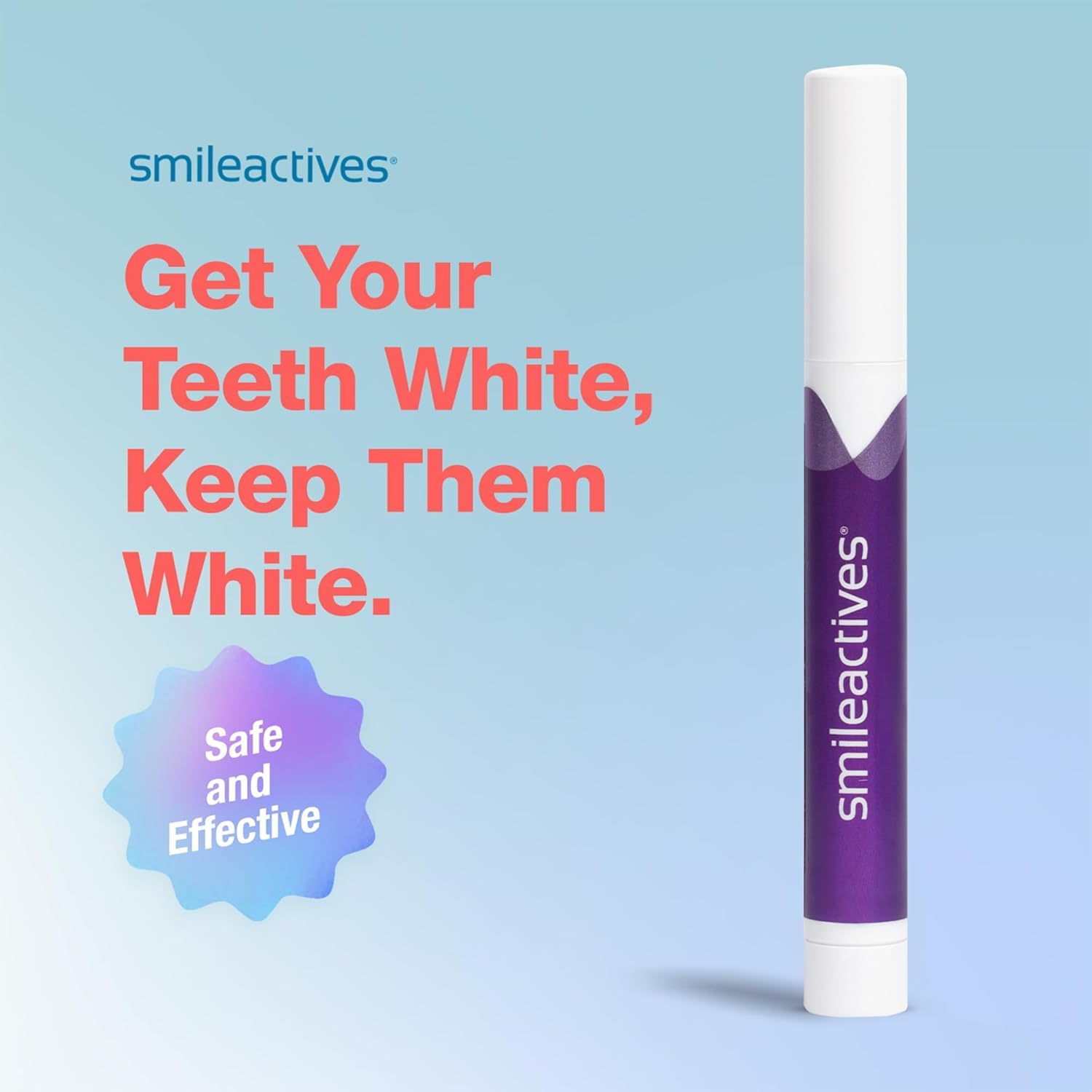 Smileactives Teeth Whitening Pen compact travel-ready design for on-the-go use