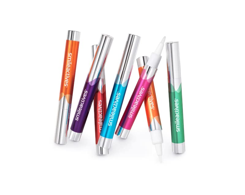 Smileactives whitening pen on desk ready for quick touch-ups