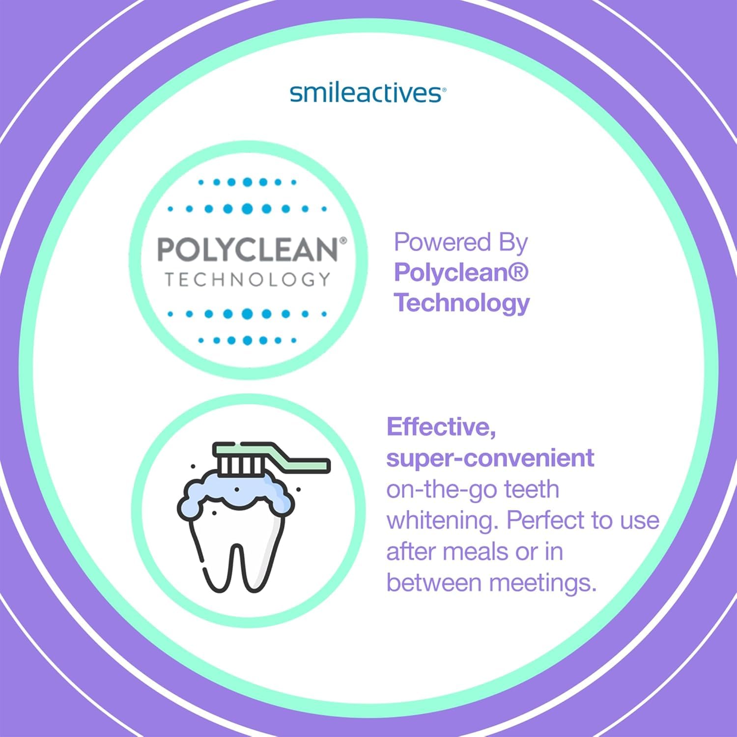 Smileactives Teeth Whitening Pen removes stubborn stains between teeth