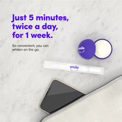 SmileDirectClub lip balm vanilla scent provides hydration during whitening