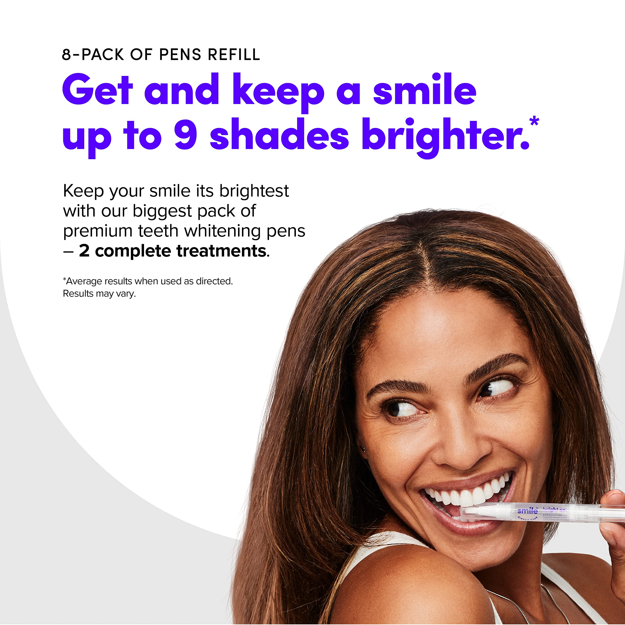 No-mess applicator enabling precise painting directly on teeth