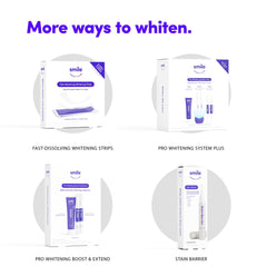 SmileDirectClub whitening kit packaging showcases gentle at-home whitening