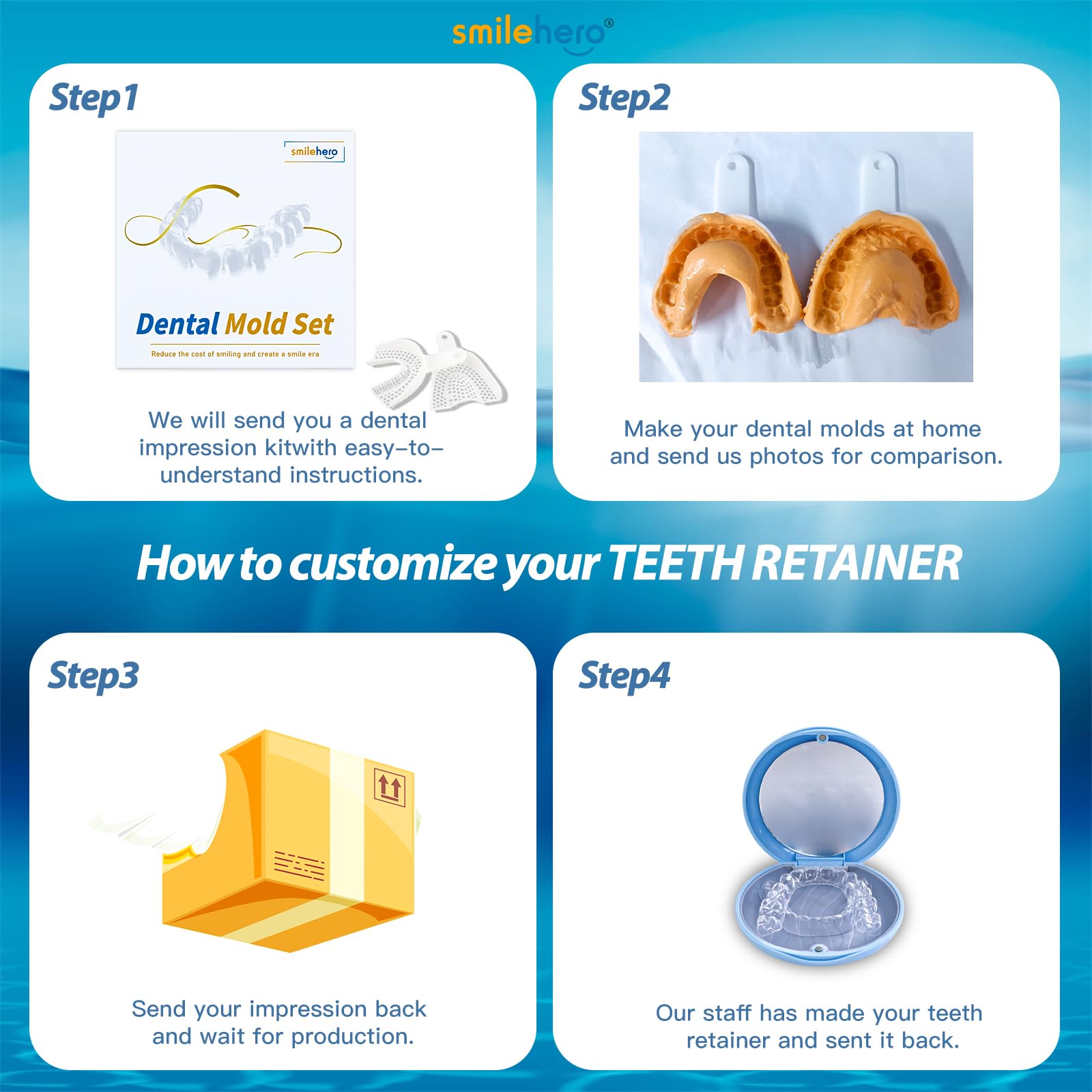 SmileHero easy-clean mouth guard simplifies daily maintenance