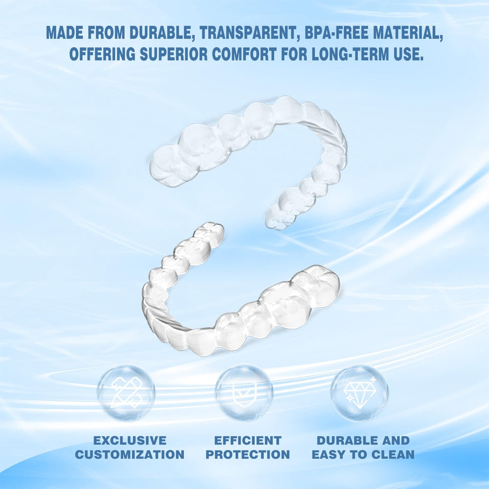 Smilehero thin-profile night guard for comfortable overnight wear.