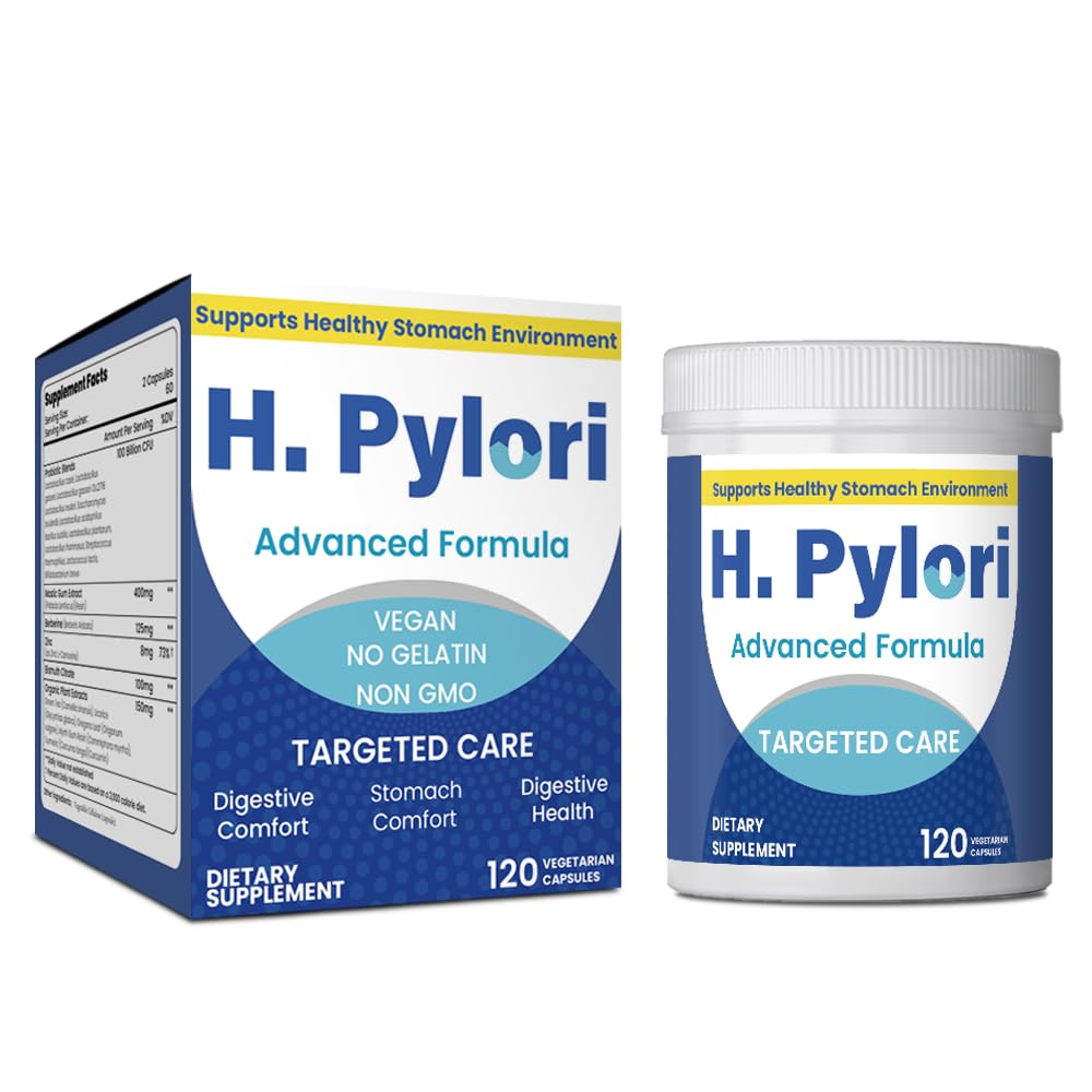 SmileWellness H-Pylori capsules with 100B CFU for balanced gut health