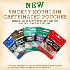 Smokey Mountain Spearmint caffeinated pouch natural ingredients focus