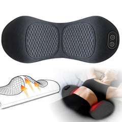 Smooth Triple Fusion back massager with heat delivering targeted warmth for tense lower back