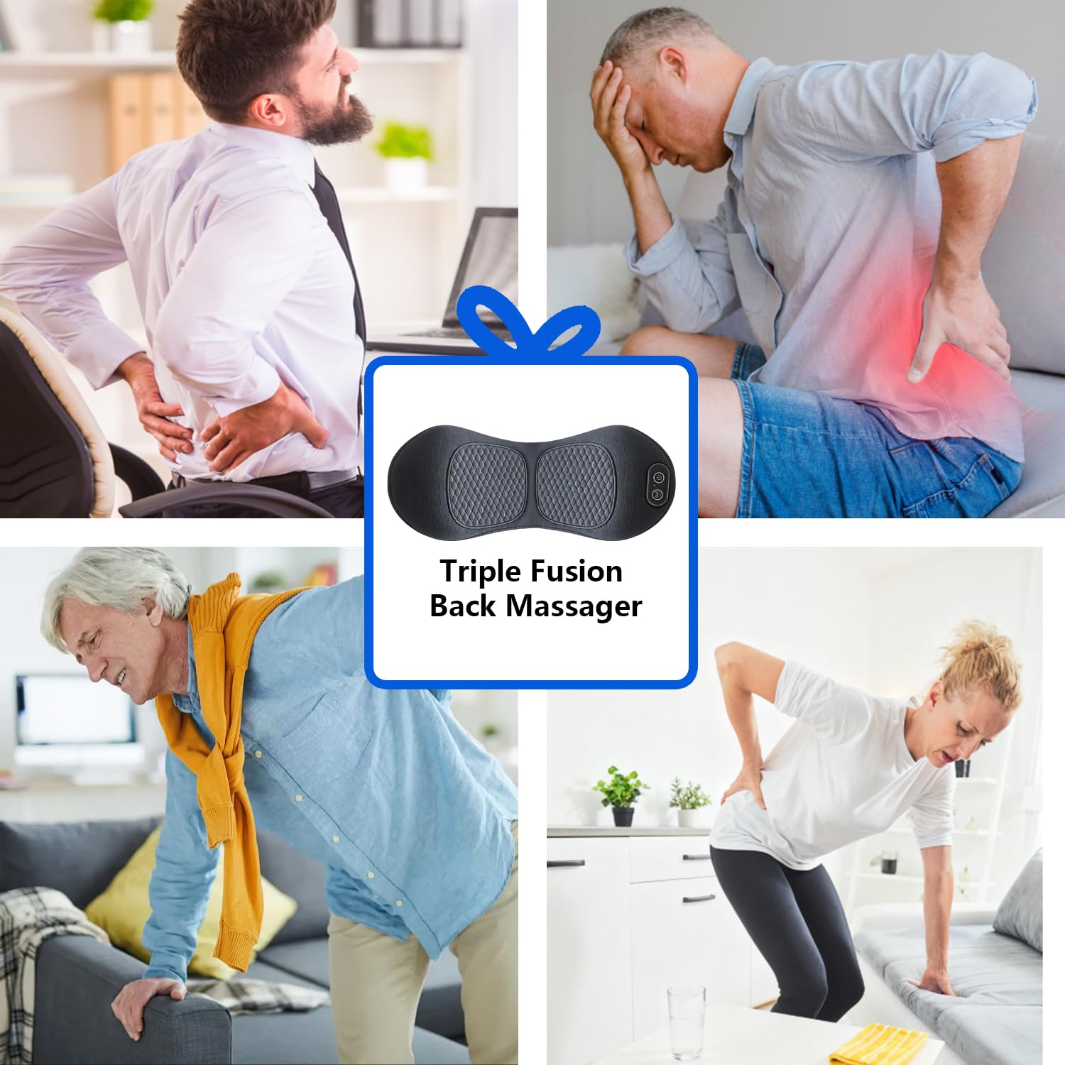 Smooth Triple Fusion memory foam surface shaping to the body's curves for comfort