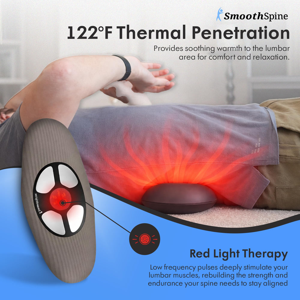 SmoothSpine EMS muscle stimulation mode for gentle conditioning