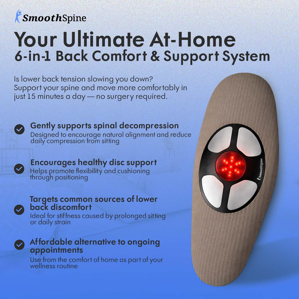SmoothSpine remote control use for customized sessions