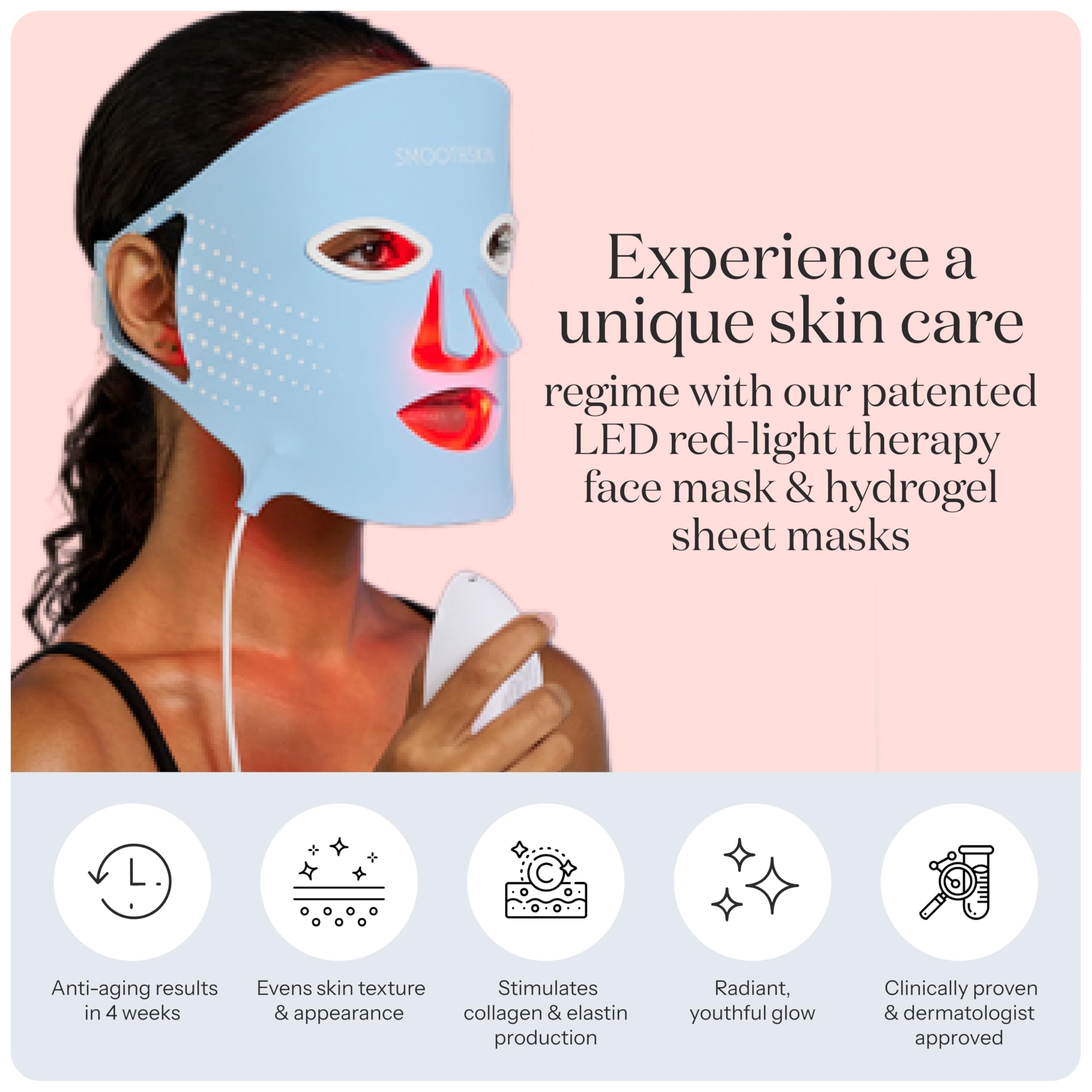 Smootskin DuoLux with adjustable strap demonstrates universal fit for comfortable sessions.