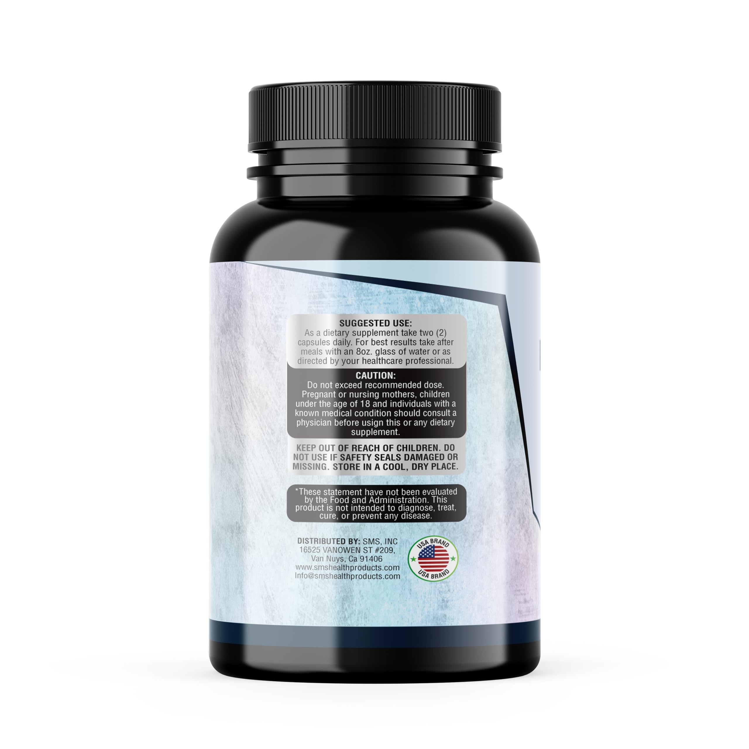 SMSHealthProducts Pearl Powder Capsules inside capsules showing smooth vegan shells for easy swallowing