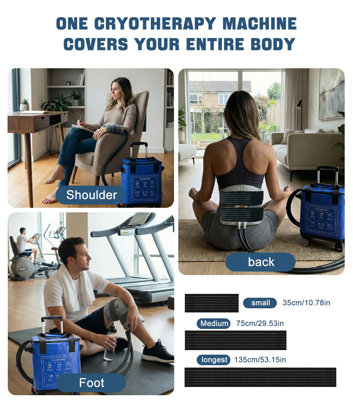 Smusrks Ice Machine portable multi‑joint design for knee, shoulder, ankle