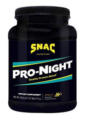 SNAC Pro-Night bottle close-up highlighting premium nighttime recovery support